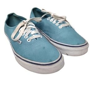 Vans Sneakers Light Blue Unisex Women's Size 9